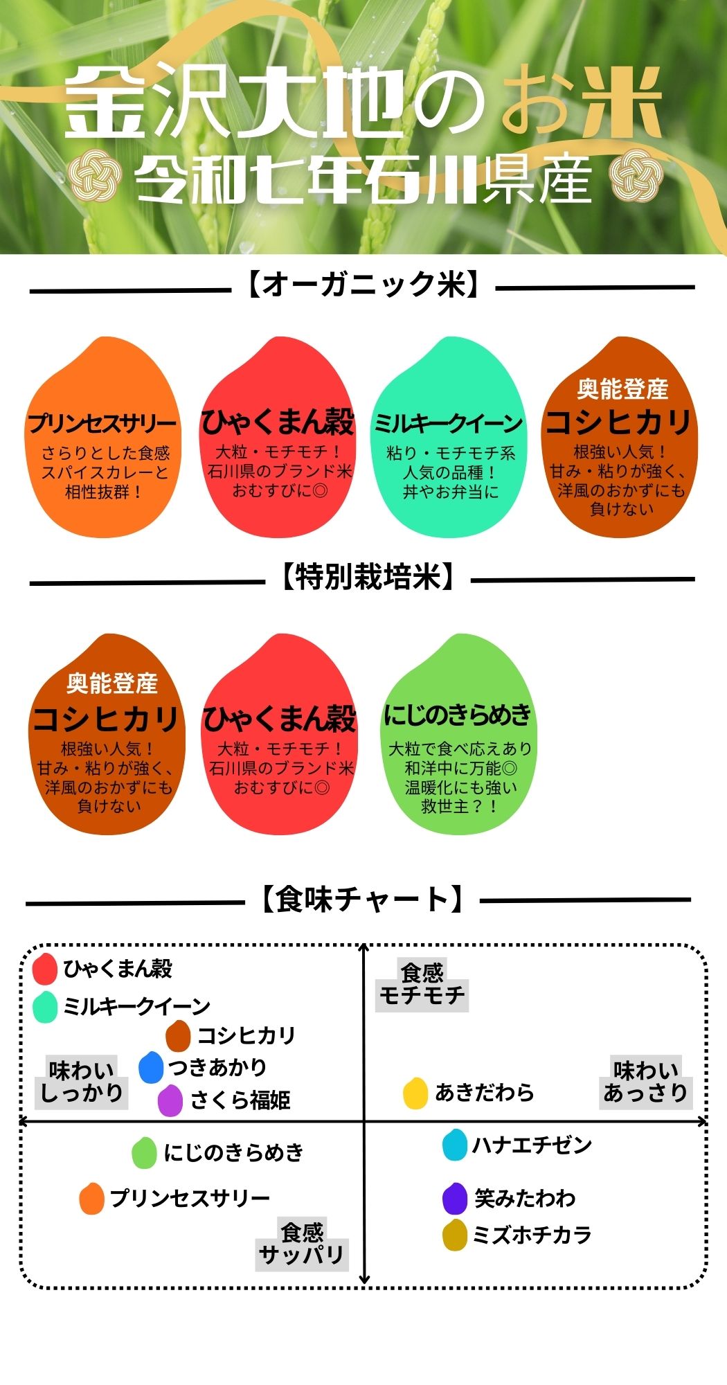 2025新米ラインナップ